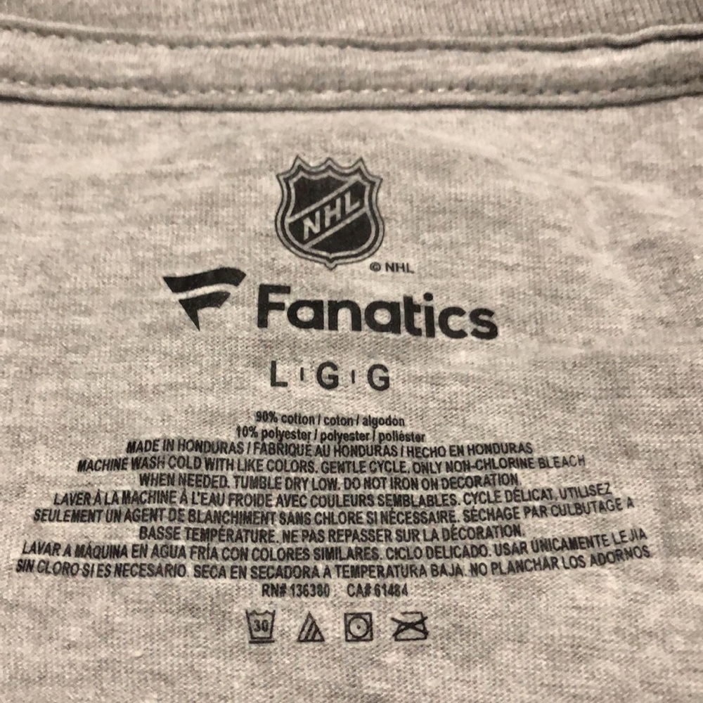 Anaheim Ducks Gray Long Sleeve Shirt - Picture 7 of 8